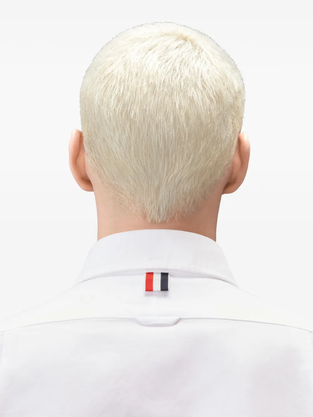 Thom Browne Oxford overhemd met vier strepen Wit