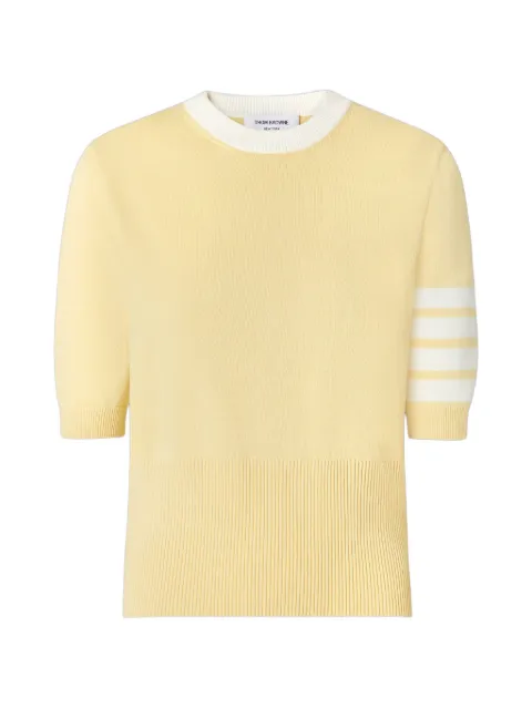Thom Browne jersey Hector intarsia 4-Bar T-shirt