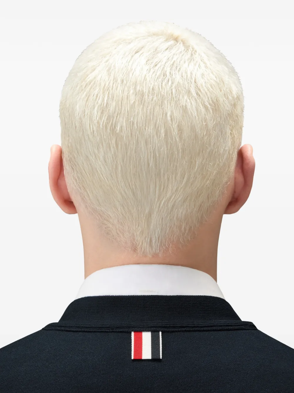 Thom Browne Vest met 4 strepen en geborduurde boot Blauw