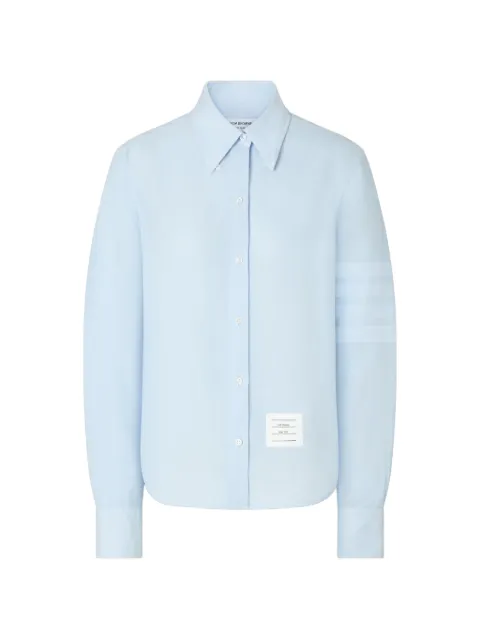 Thom Browne camisa con motivo 4-Bar