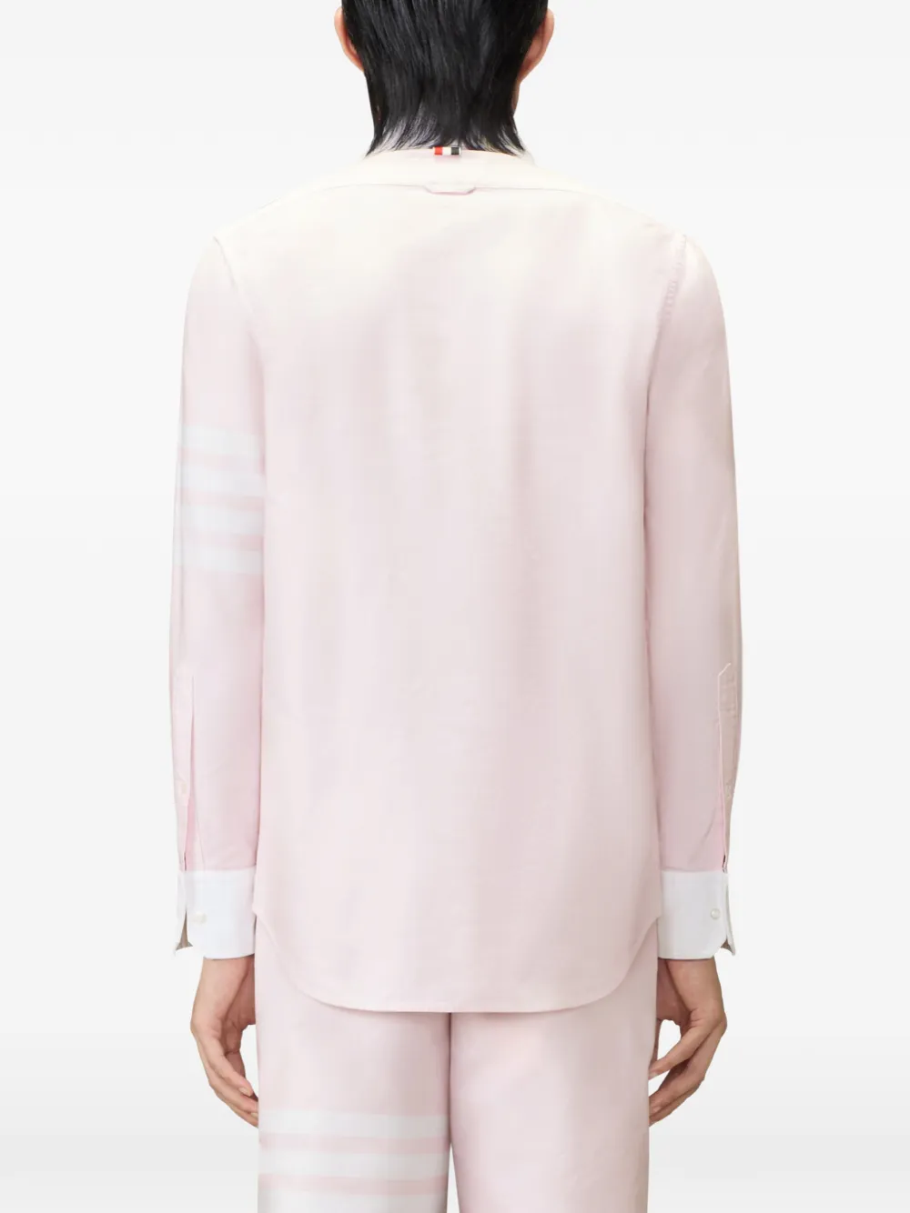 Thom Browne Oxford overhemd met vier strepen Roze