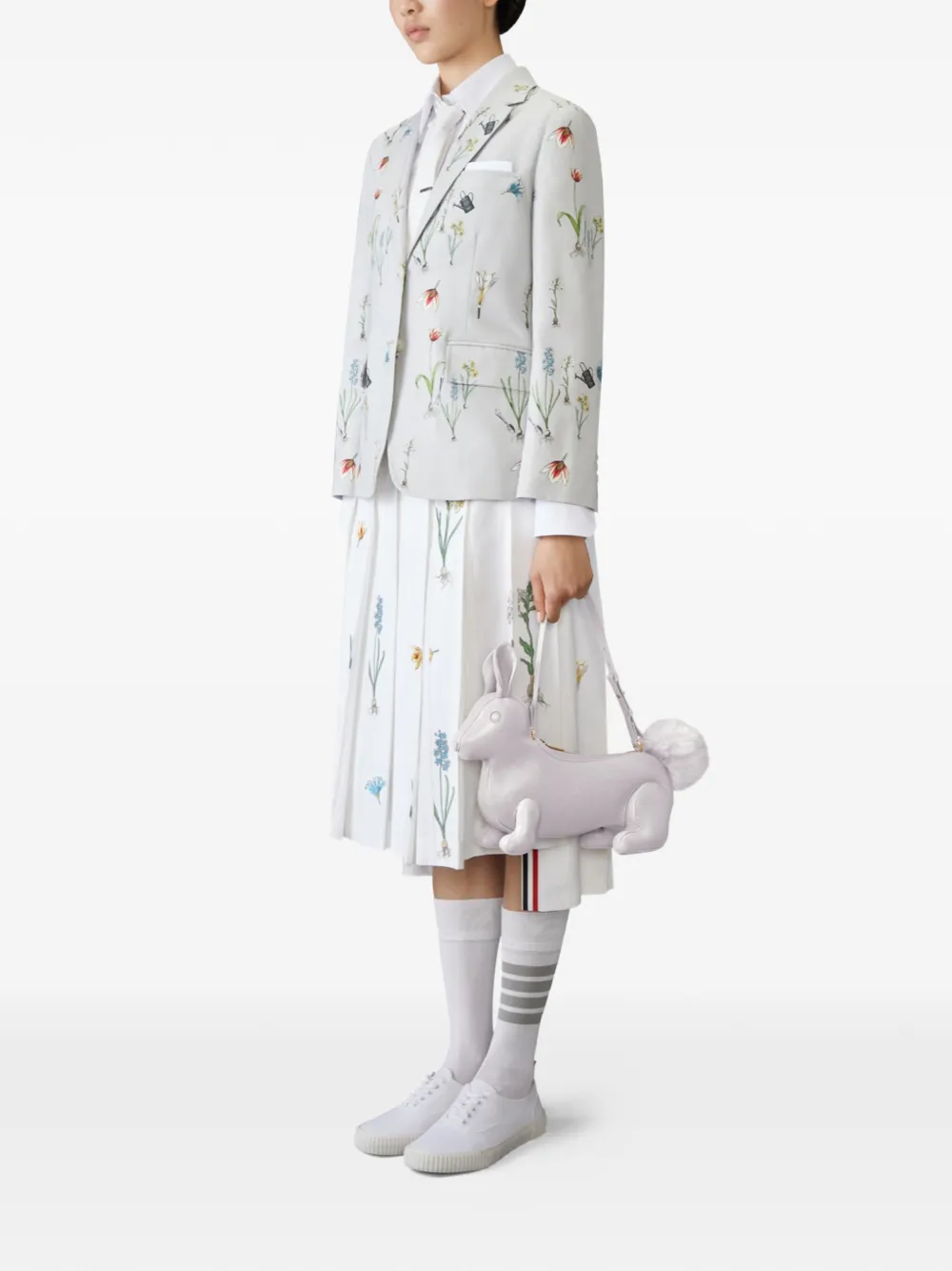 Thom Browne Baby Rabbit schoudertas Paars