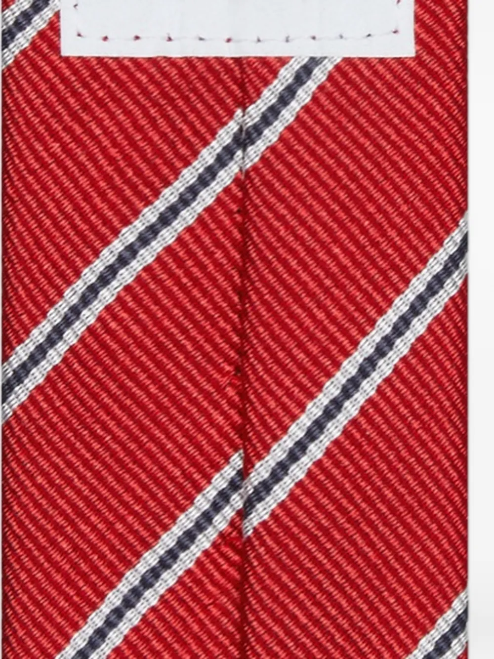 Thom Browne Gestreepte stropdas Rood
