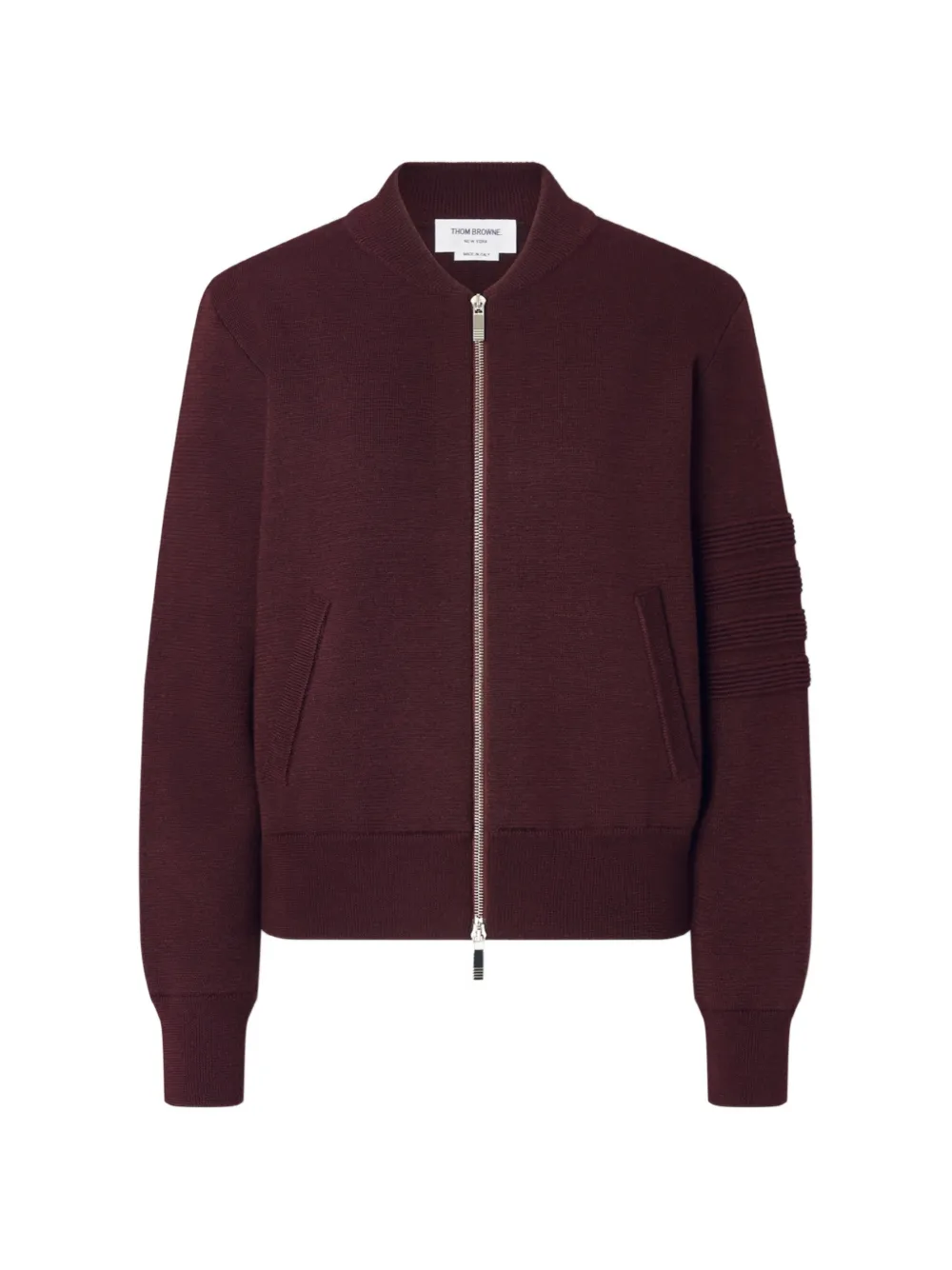 Thom Browne 4-Bar Bomberjacke mit Milano-Steppung - Rot