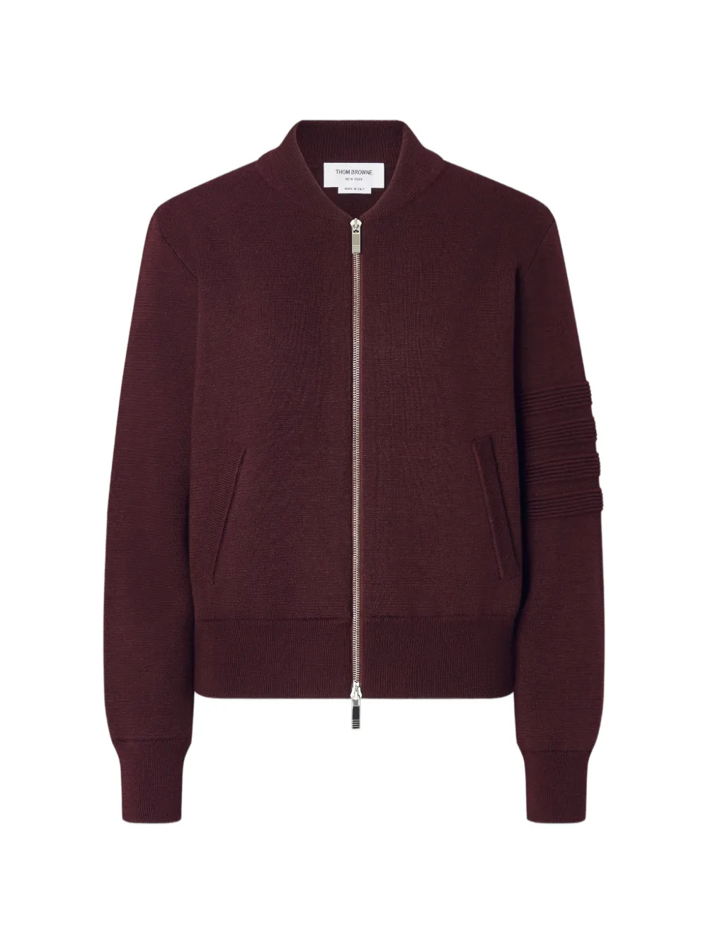 Thom Browne 4-Bar Milano-stitch bomber jacket