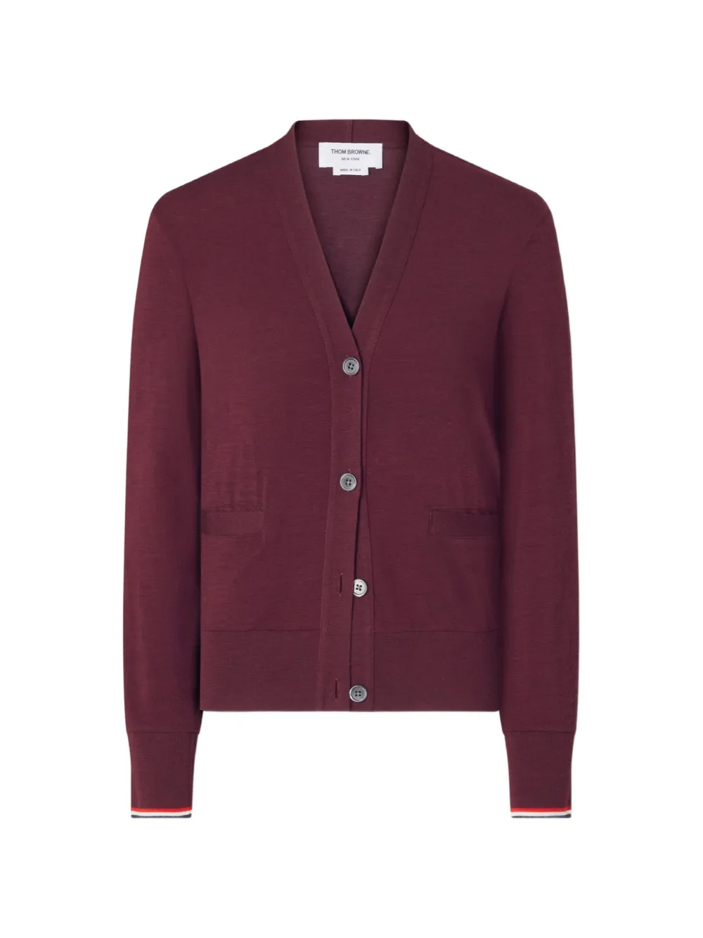 Thom Browne RWB cardigan - Red
