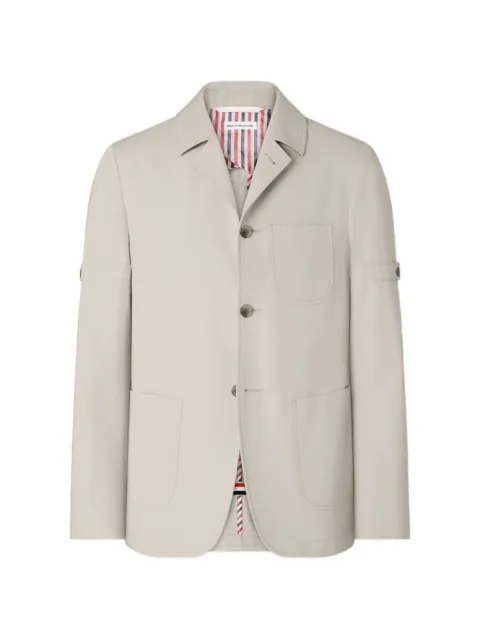 Thom Browne chamarra con bolsillo de parche