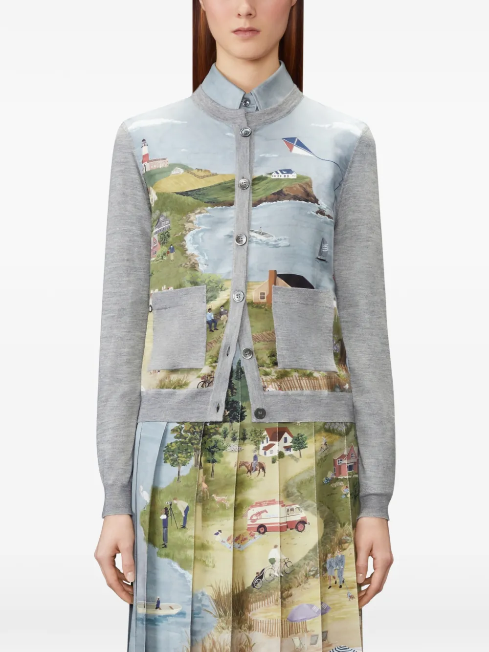 Thom Browne Nantucket vest Grijs