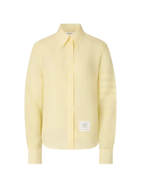 Thom Browne camisa con motivo 4-Bar