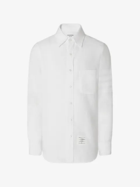 Thom Browne 4-Bar linen shirt