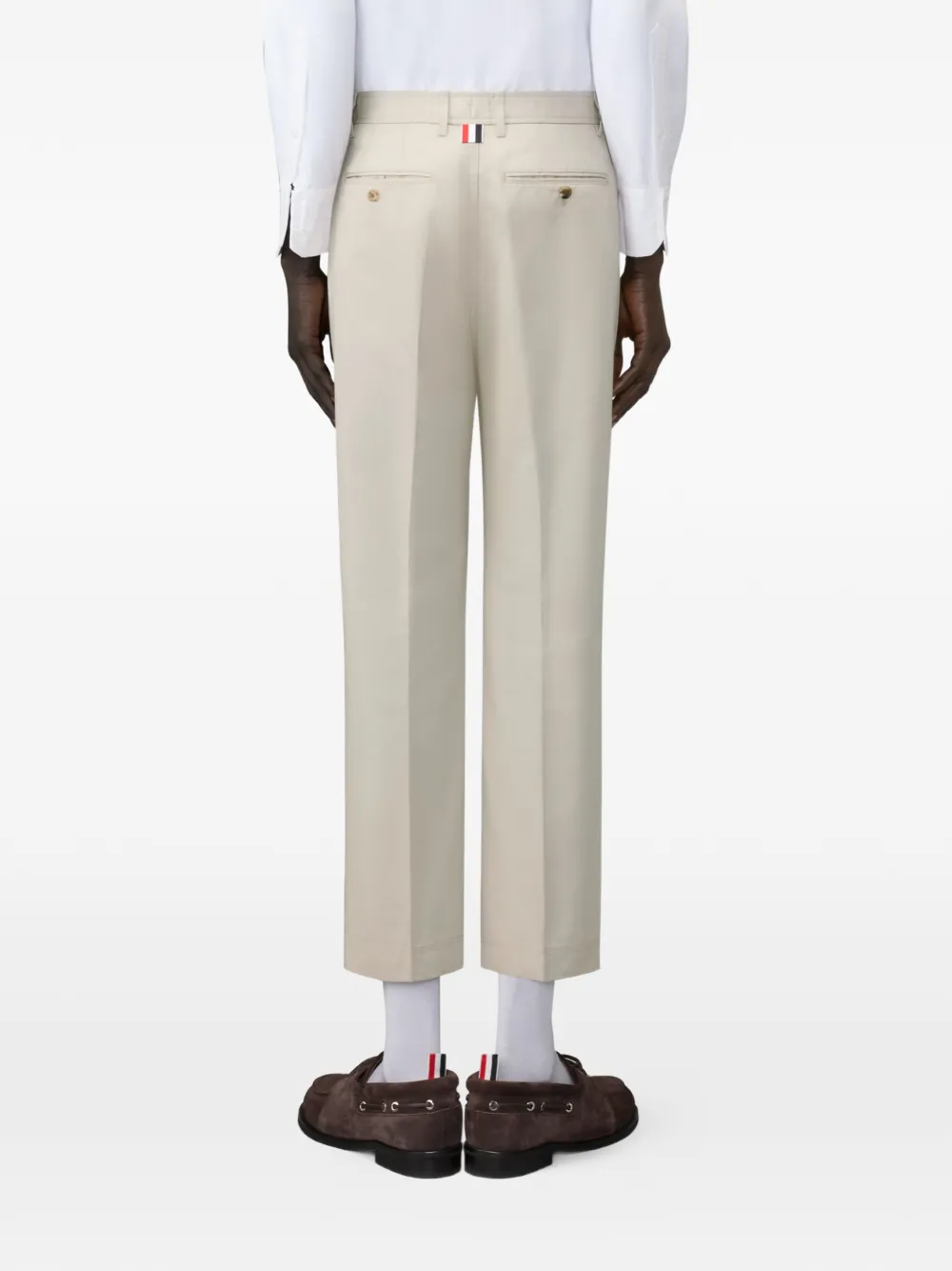 Thom Browne Chino met toelopende pijpen Beige