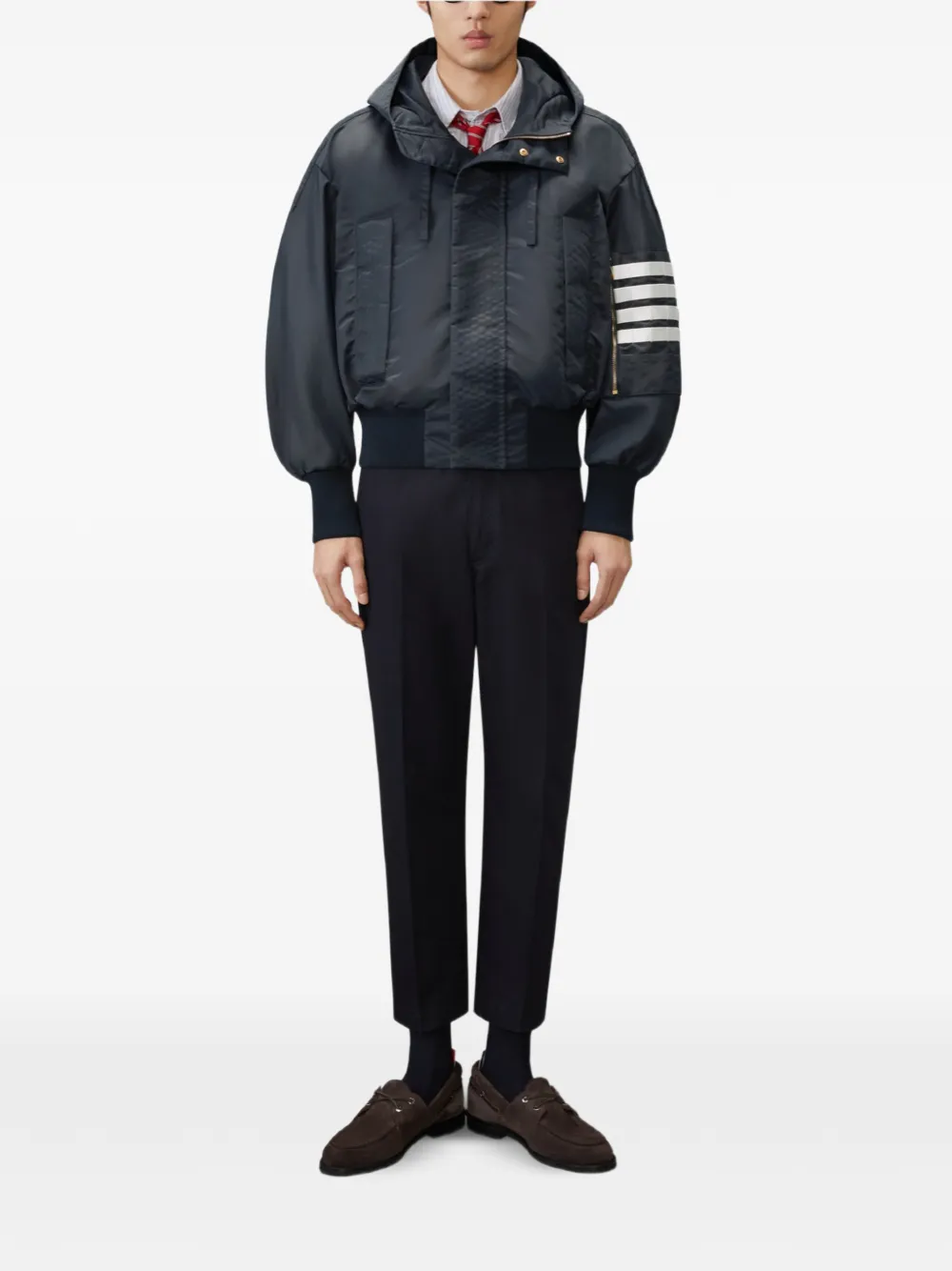 Thom Browne Chino met toelopende pijpen Blauw