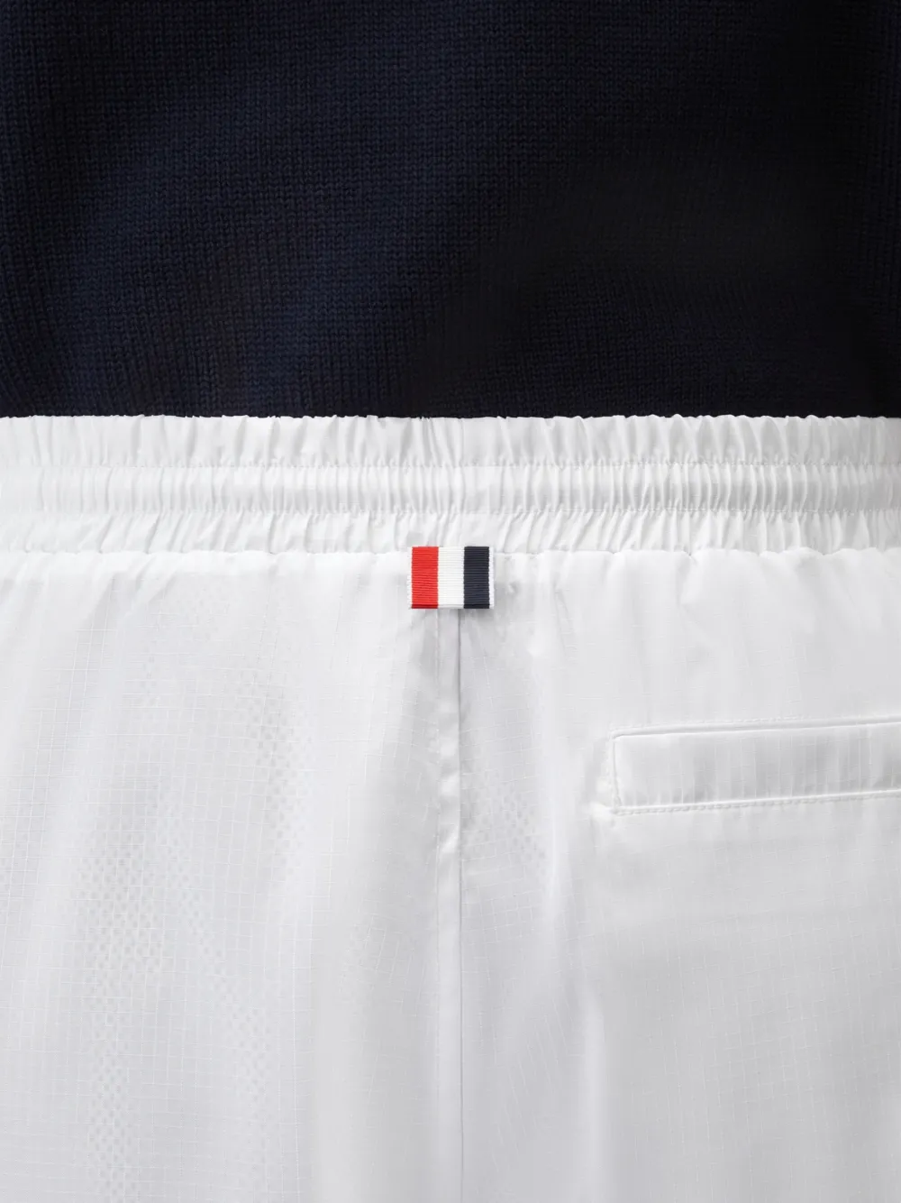 Thom Browne Ripstop 4-Bar trainingsshorts Wit