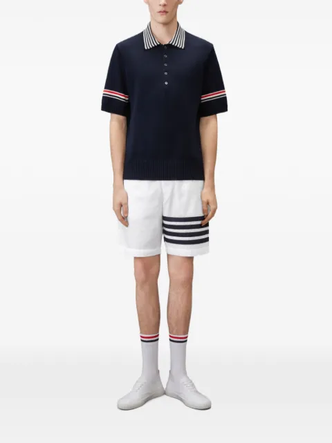 Thom Browne Ripstop 4-Bar track shorts