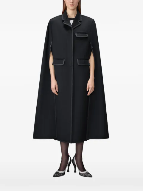 Thom Browne cashmere Browne 65 Chesterfield cape