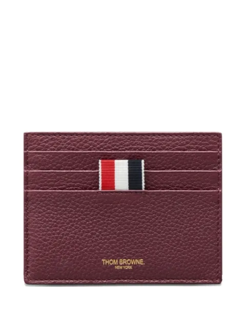 Thom Browne pebble-grain card holder