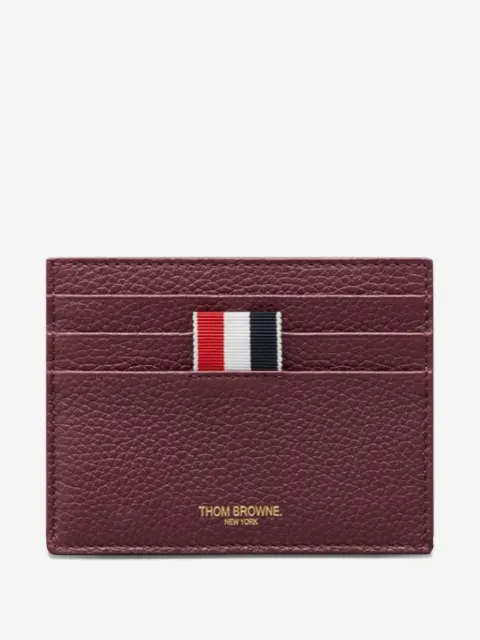 Thom Browne pebble-grain card holder