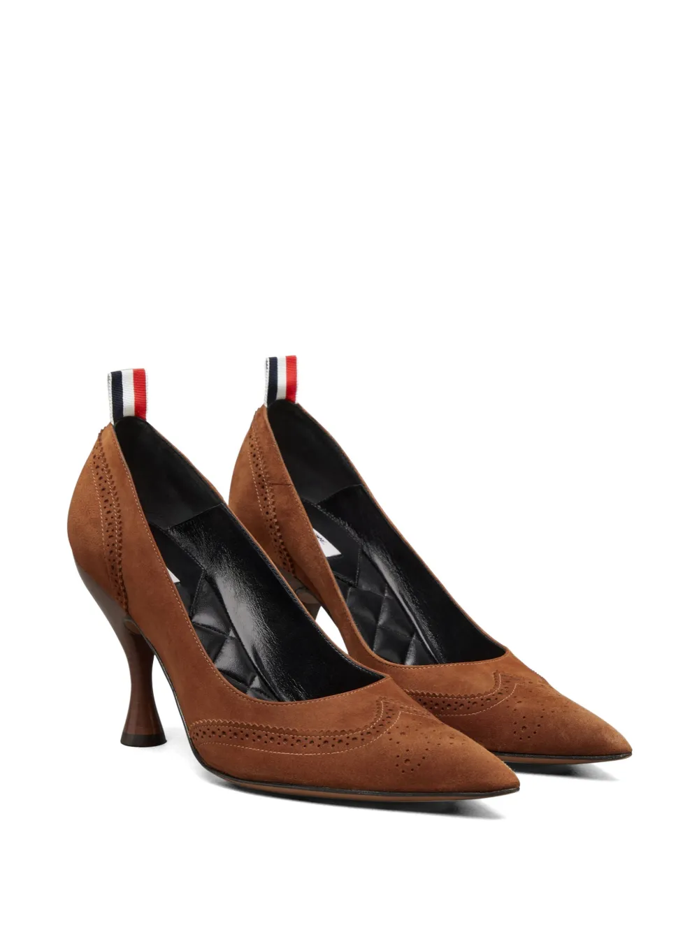 Thom Browne Wingtip brogue pumps Bruin