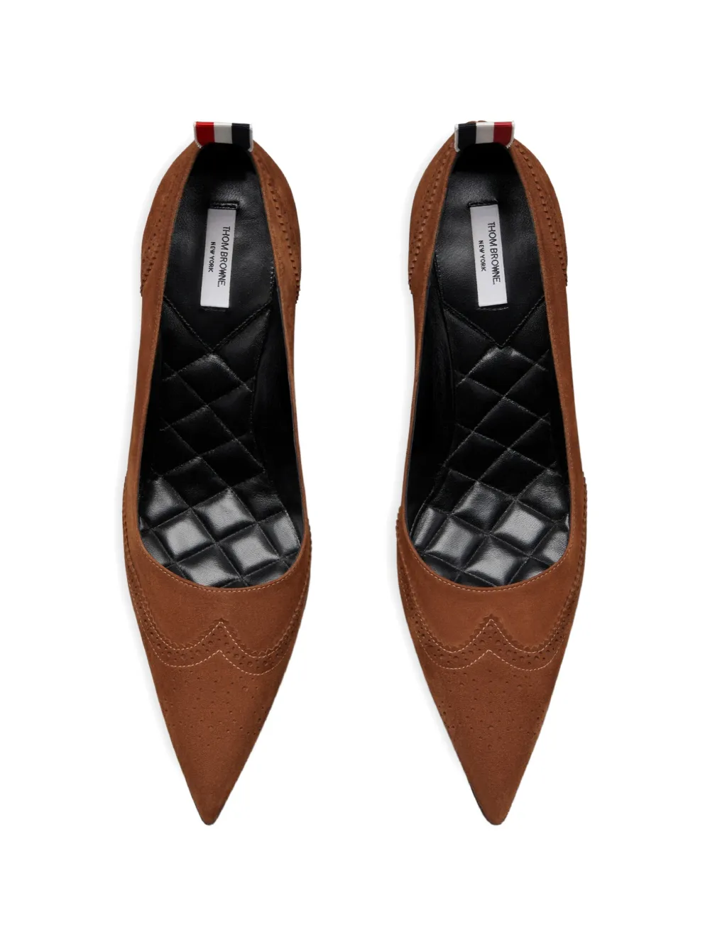 Thom Browne Wingtip brogue pumps Bruin