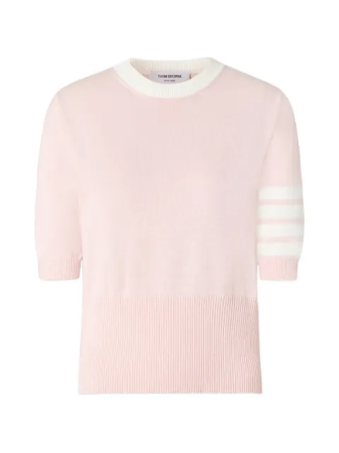 Thom Browne Hector intarsia 4-Bar T-shirt