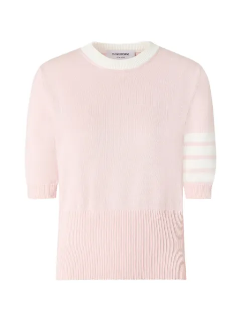Thom Browne jersey Hector intarsia 4-Bar T-shirt