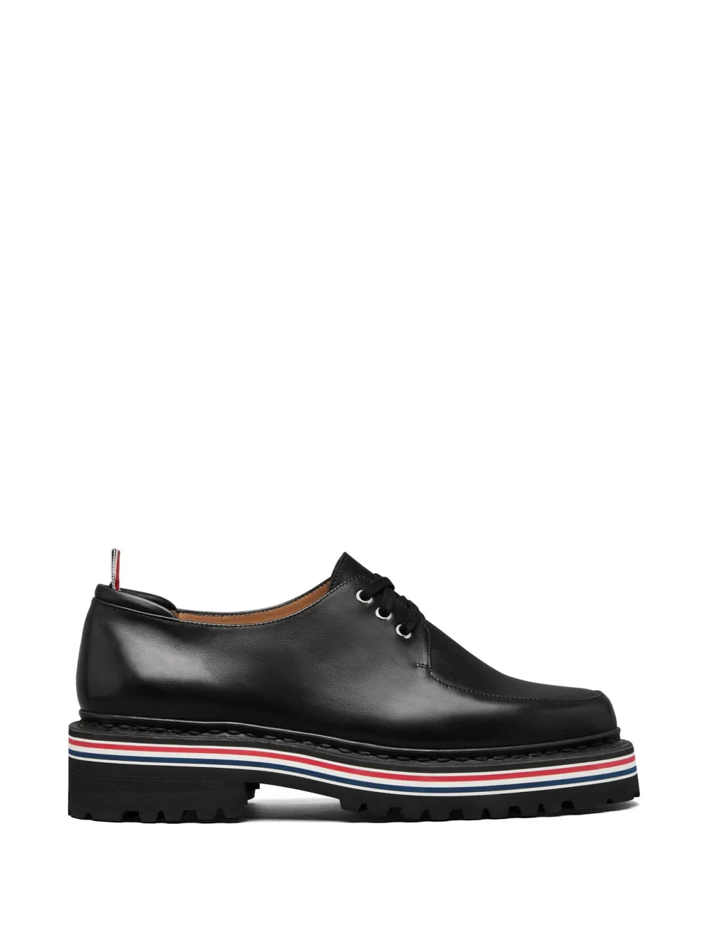 Thom Browne All Terrain leren derby schoenen Zwart