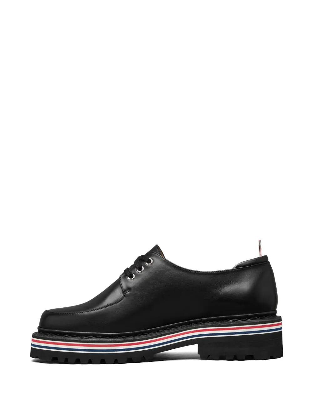 Thom Browne All Terrain leren derby schoenen Zwart