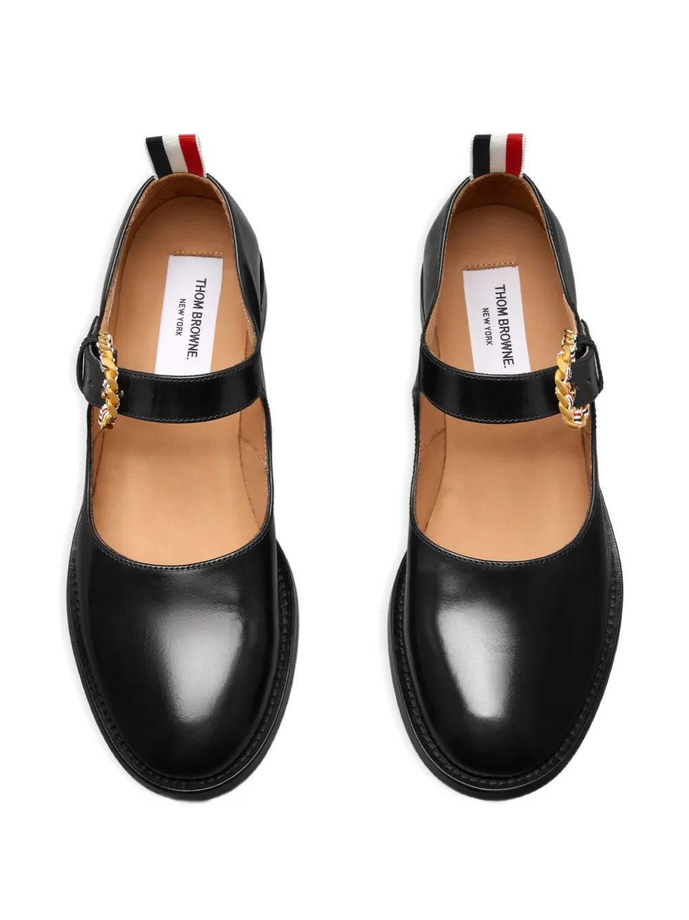 Thom Browne Thom John loafers met gespsluiting Zwart