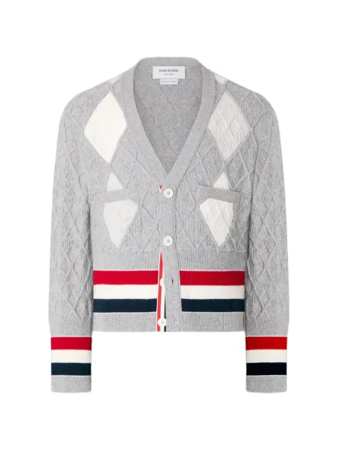 Thom Browne кардиган с узором аргайл