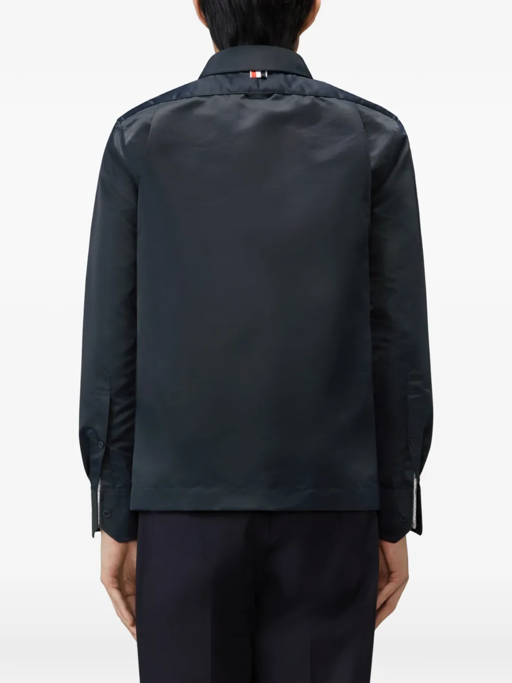 Thom Browne Tech twill overhemd Blauw