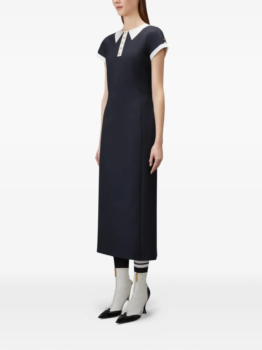 Thom Browne Hopsack Suiting jurk Blauw