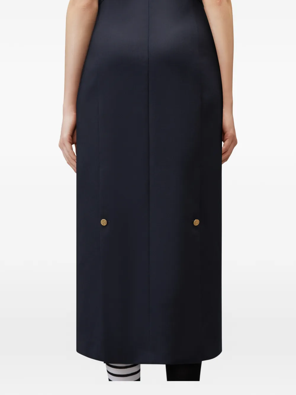 Thom Browne Hopsack Suiting jurk Blauw