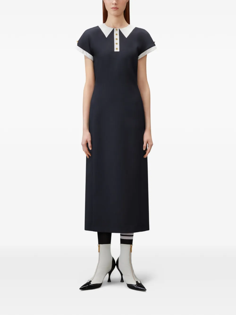 Thom Browne Hopsack Suiting jurk Blauw