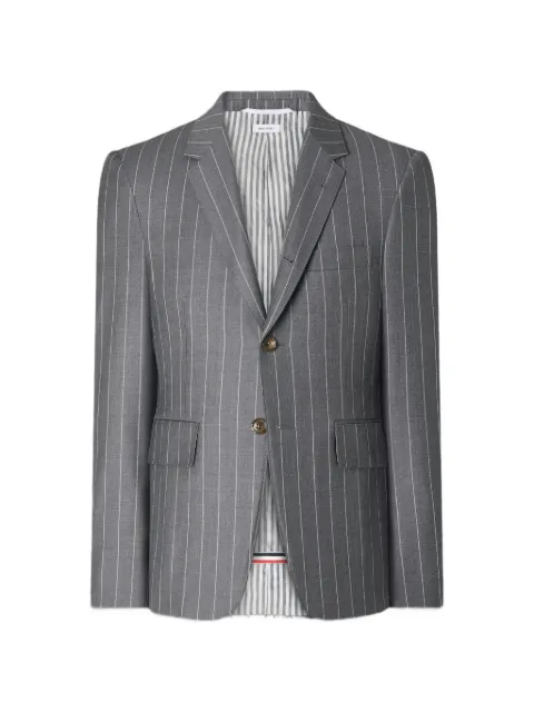 Thom Browne flannel chalk stripe sportcoat