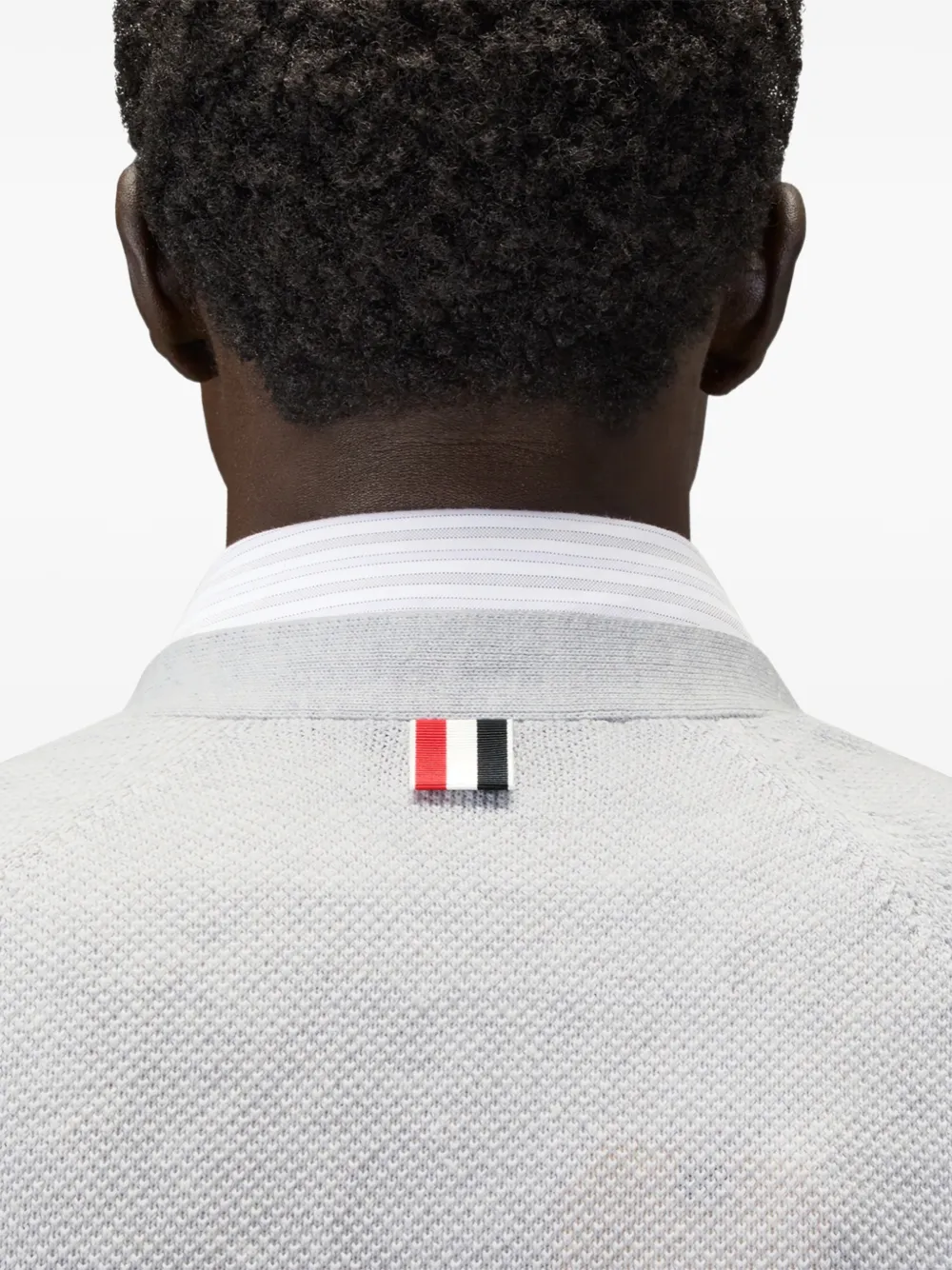 Thom Browne Ruimvallend vest met vier strepen Grijs