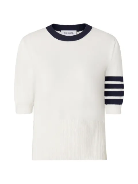 Thom Browne jersey Hector intarsia 4-Bar T-shirt