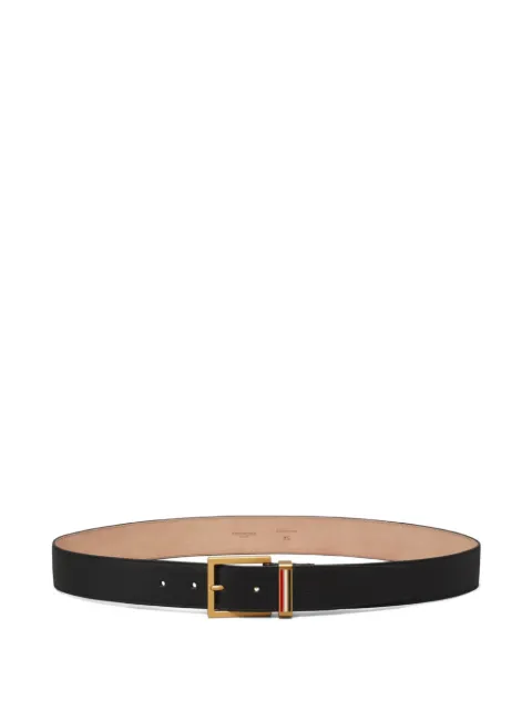 Thom Browne pebble-grain metal-loop belt