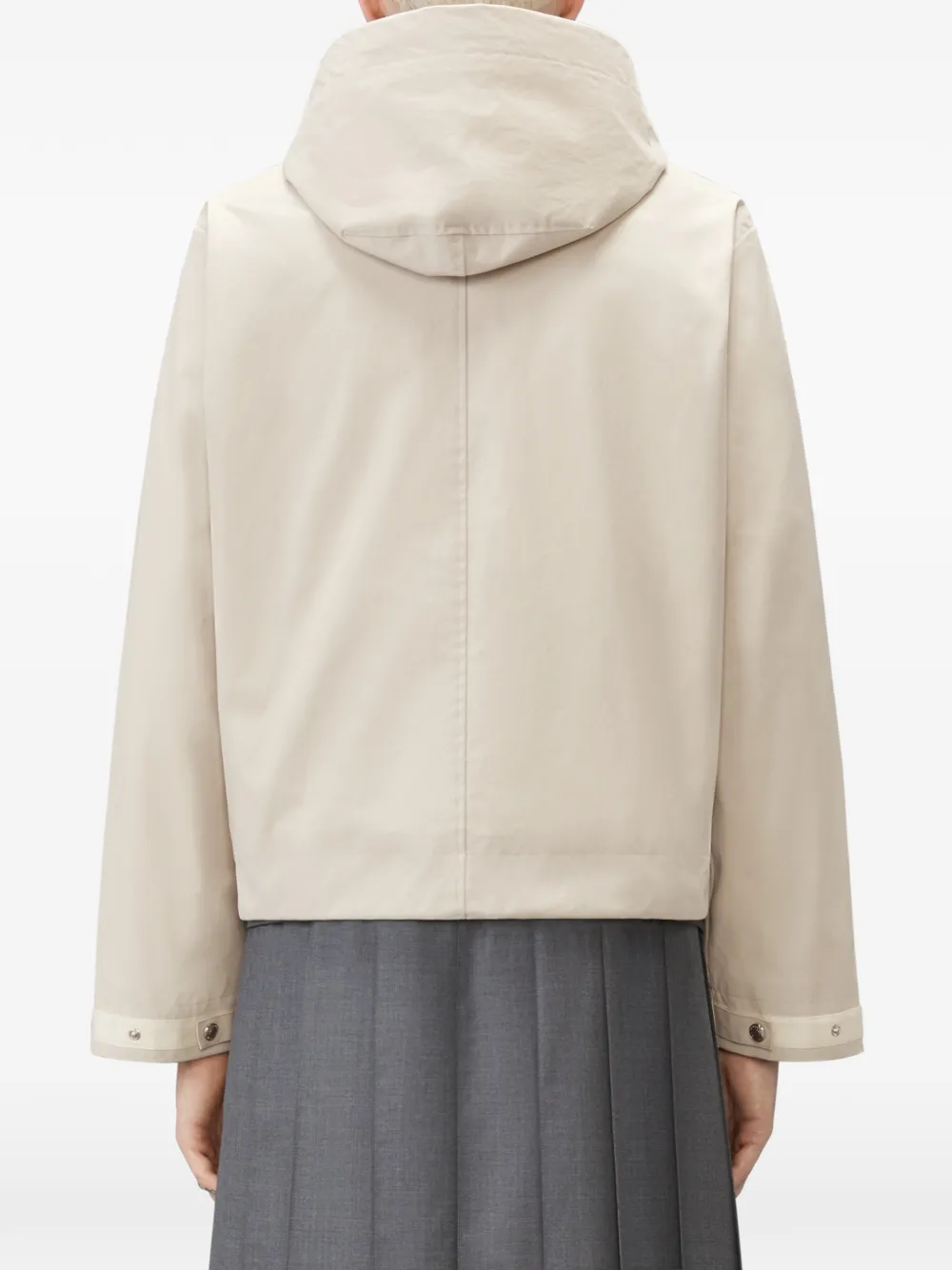 Thom Browne Marine jack met capuchon Beige
