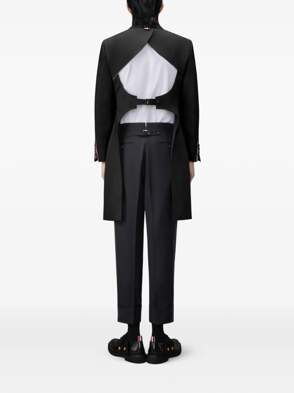 Thom Browne Overjas met schort Zwart