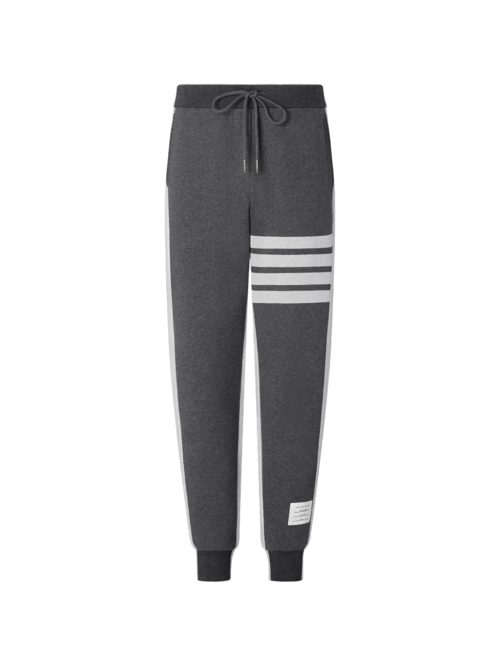 Thom Browne Pantaloni sportivi con design color-block - Grigio