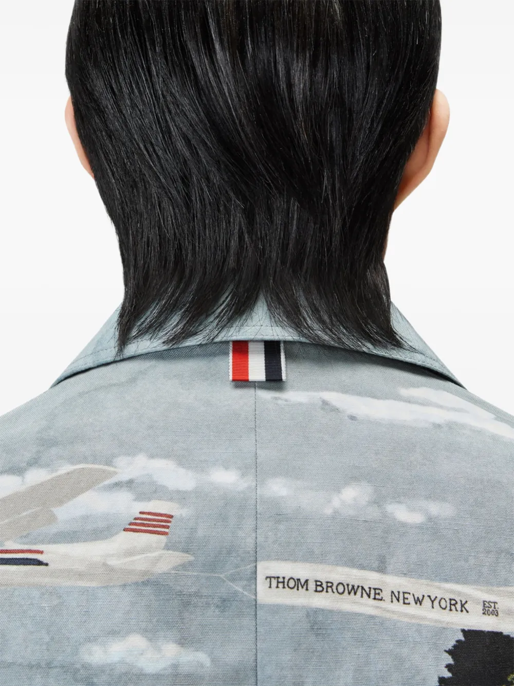 Thom Browne Nantucket Scenic jack Blauw