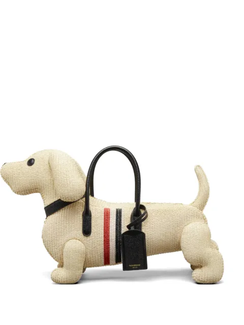 Thom Browne Hector stripe-detail tote bag