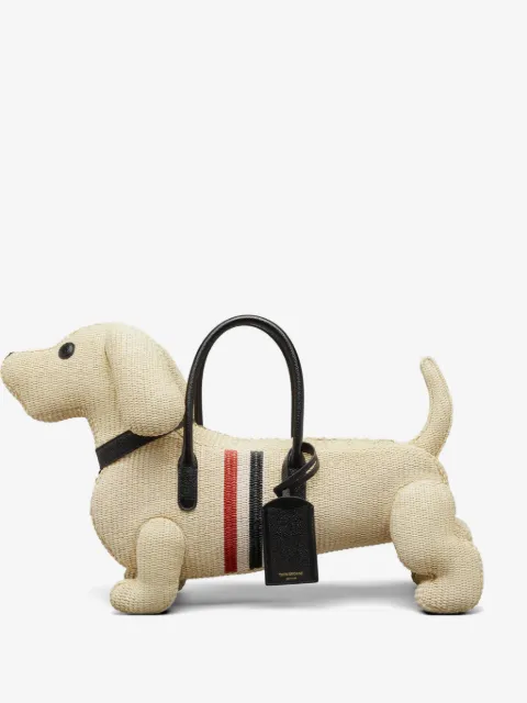 Thom Browne Hector stripe-detail tote bag