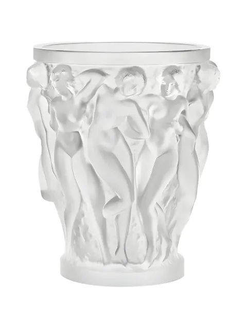 Lalique Bacchantes crystal vase