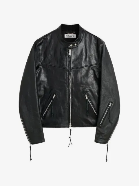 OUR LEGACY Yurei buffed leather jacket