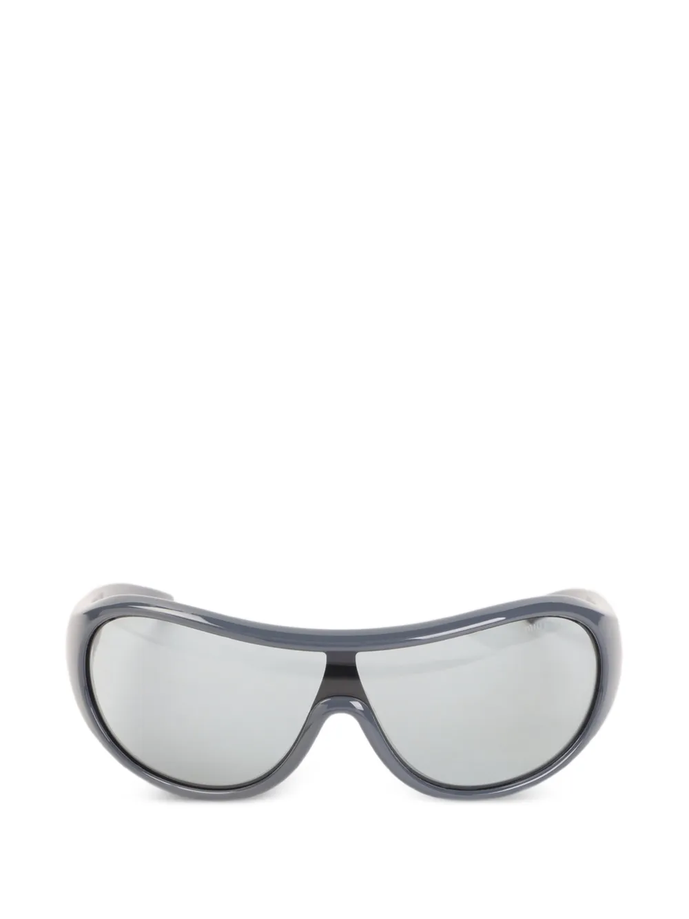 Miu Miu Eyewear logo-debossed sunglasses - Grigio