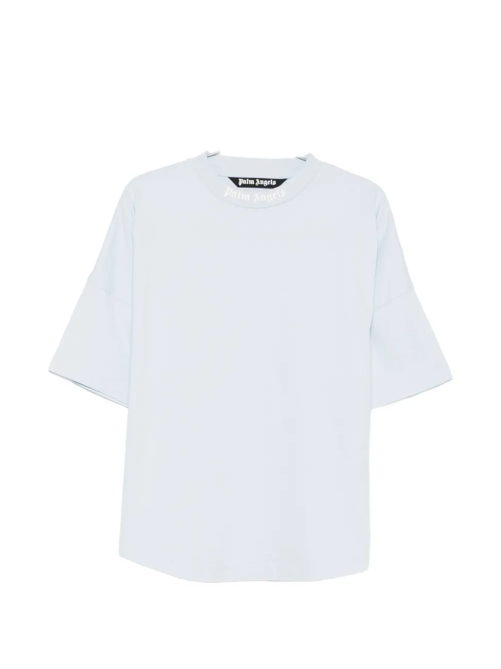 Palm Angels logo-print T-shirt - Blu