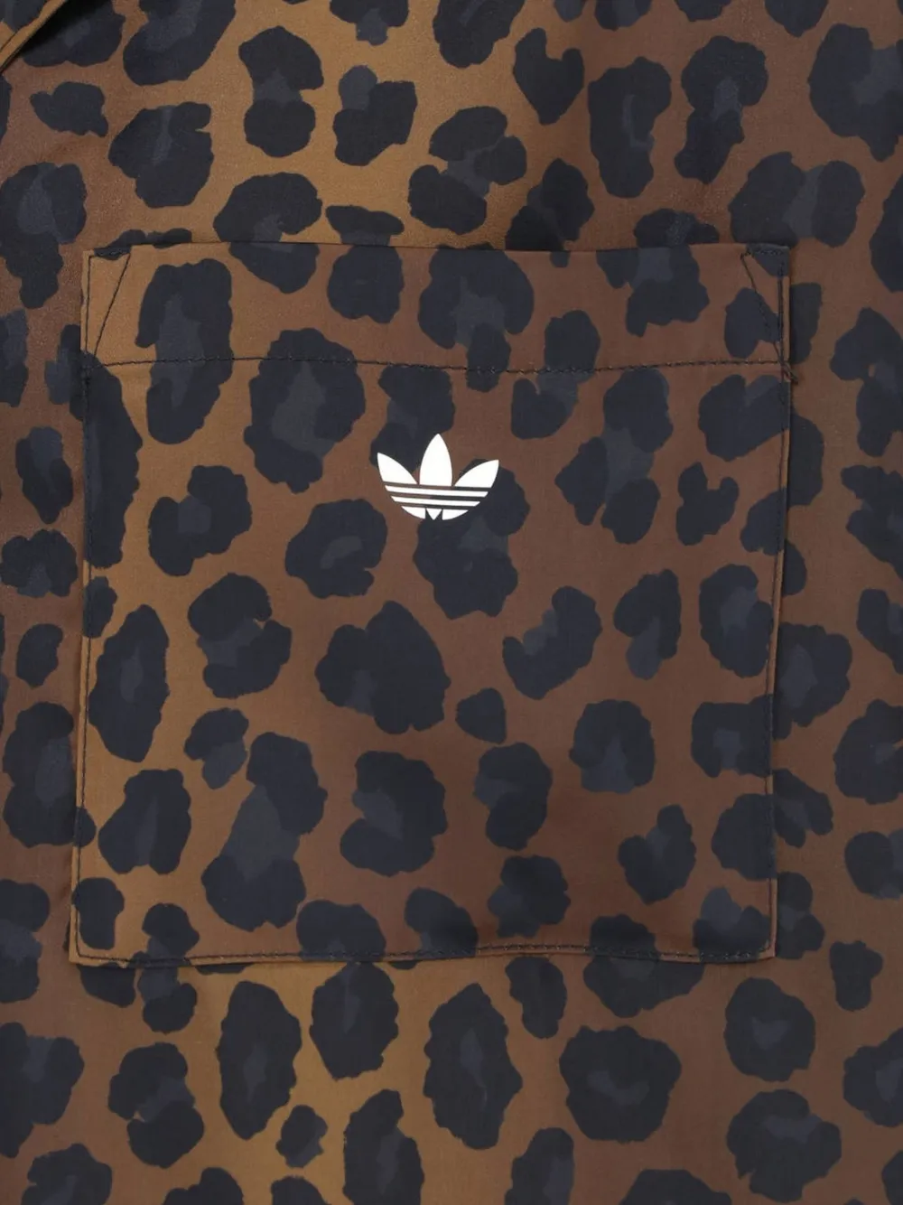 adidas Overhemd met luipaardprint Bruin