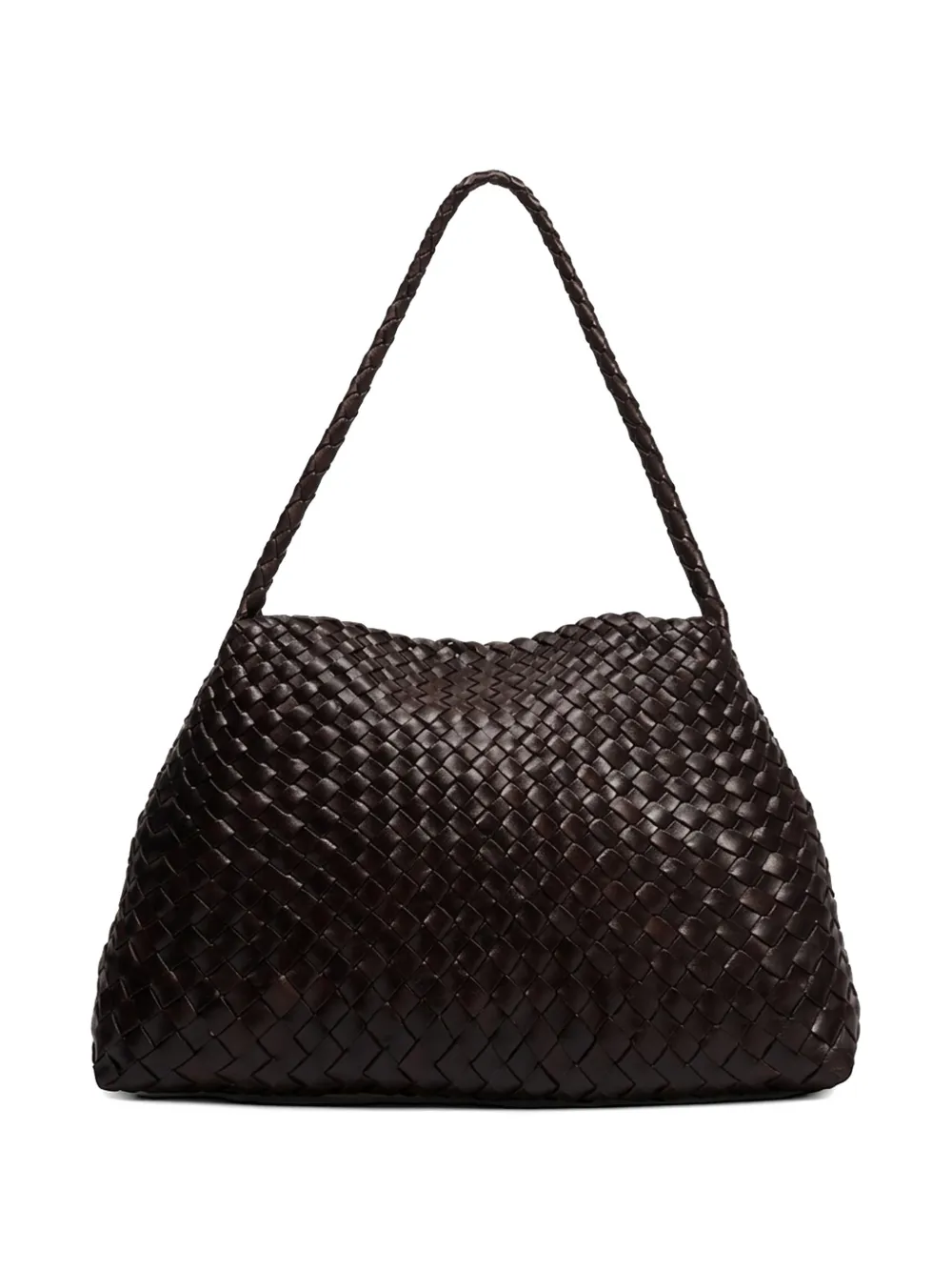DRAGON DIFFUSION Santa Maria Woven Shoulder Bag | Brown | FARFETCH