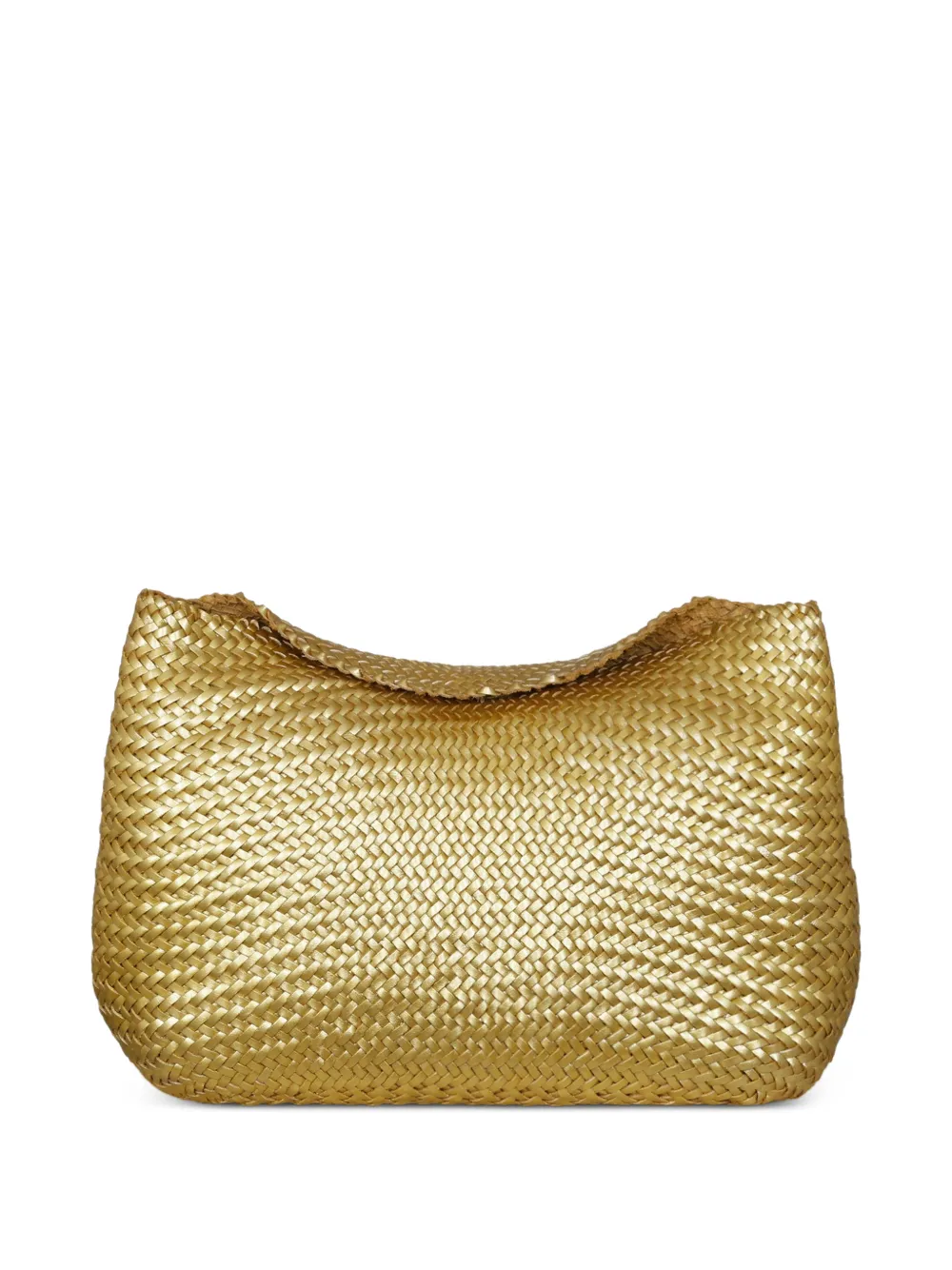 DRAGON DIFFUSION Santa Marta woven leather shoulder bag - Oro
